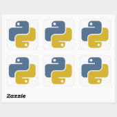 Carré Sticker Python (Feuille)