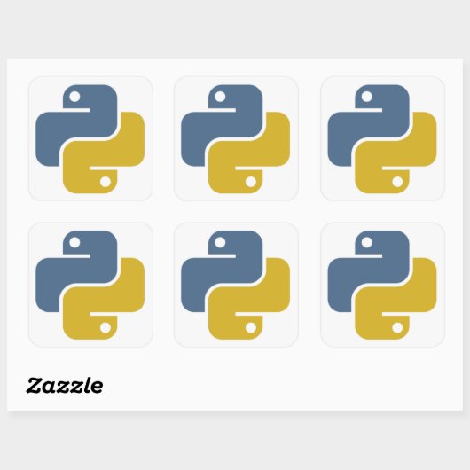 Carré Sticker Python (Feuille)