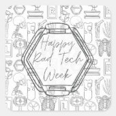 Carré Sticker Rad Tech Week (Devant)