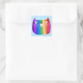 Carré Sticker Rainbow Cat (Sac)
