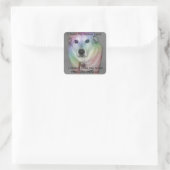 Carré Sticker Rainbow Pooch (Sac)