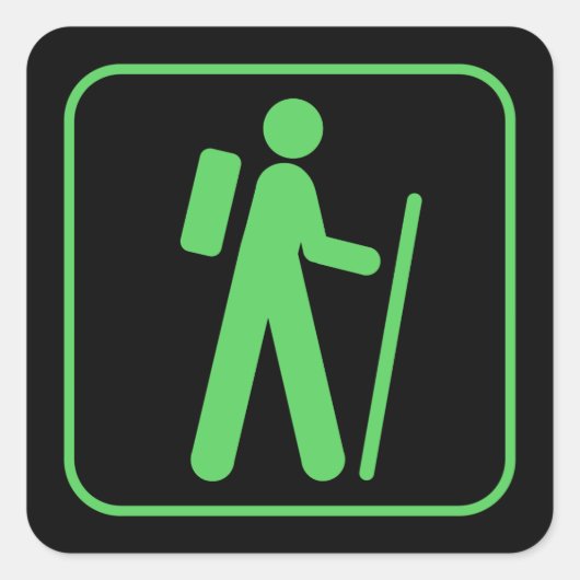 Carré Sticker randonnée (Devant)