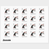 Carré Sticker Retro Rendez-vous rappel oeil (Feuille)