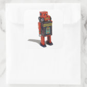 CARRÉ STICKER ROBOT ROUGE (Sac)