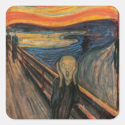 Carré Sticker rond cri (Devant)