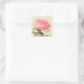 Carré Sticker rose (Sac)