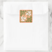 Carré Sticker Rose Courbe (Sac)