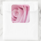 Carré Sticker rose et sceau d'enveloppe (Sac)