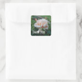 Carré Sticker Rose Fleur Merci (Sac)