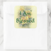 Carré Sticker Roses Jaunes (Sac)