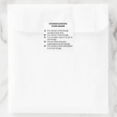 Carré Sticker Rubric - maintenant avec moins de bruit! (Sac)