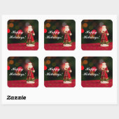 Carré Sticker Saint Nicholas Figurine (Feuille)