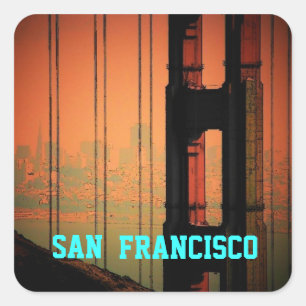 Carré Sticker San Francisco