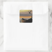 Carré Sticker Sea Sunset (Sac)