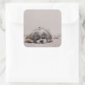 Carré Sticker Shih tzu Sleeping, Chien (Sac)