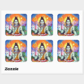 Carré Sticker Shiva - Version 4 (Feuille)