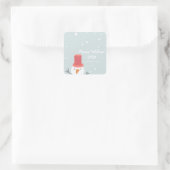 Carré Sticker Snowman Holiday (Sac)