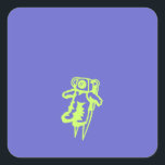 Carré Sticker Spaceman<br><div class="desc">Customisez ce design numérique à l'une des formes ci-dessous.</div>