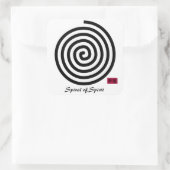 Carré Sticker Spiral of Spirit (Sac)