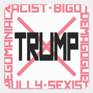 Carré Sticker Sq Anti-Trump