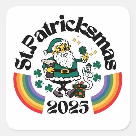 Carré Sticker St.Patricksmas 2025 (Devant)