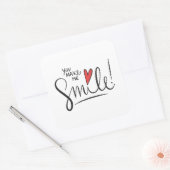 Carré Sticker Sticker Simple mais Joli Vous Me Faites Sm (Enveloppe)