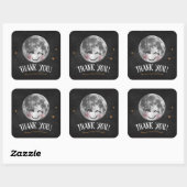 Carré Sticker sur le Merci de la Lune (Feuille)