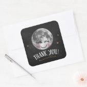 Carré Sticker sur le Merci de la Lune (Enveloppe)