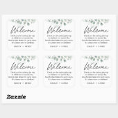 Carré Sticker sur mesure pour Mariage de verdure (Feuille)