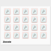 Carré Sticker Sweetchic Teacup Teabag Party (Feuille)