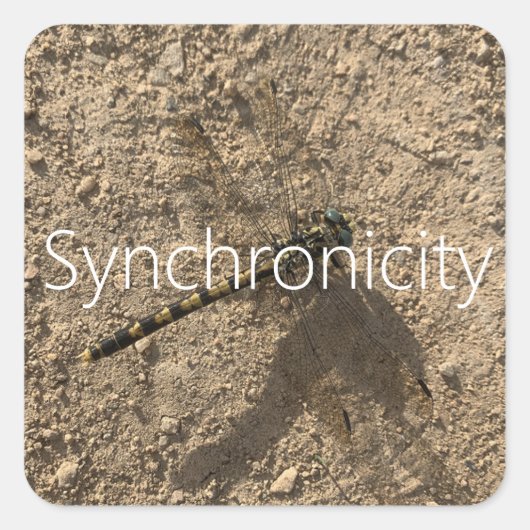 Carré Sticker 'Synchronicity' (Devant)