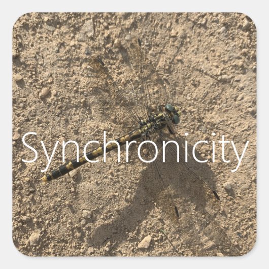 Carré Sticker 'Synchronicity' (Devant)