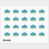 Carré Sticker - #TalkAboutClimate (Feuille)
