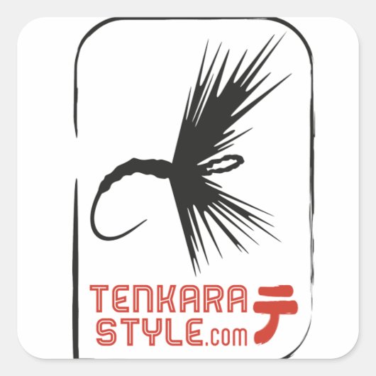 Carré sticker Tenkara Style (Devant)