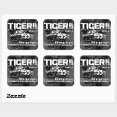 Carré Sticker Tiger II (Feuille)