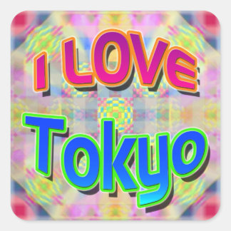 Carré Sticker Tokyo Festival 3 "I LOVE Tokyo"