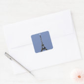 Carré Sticker Tour Eiffel clair Twinkle - periwinkle (Enveloppe)