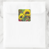 Carré Sticker tournesol (Sac)