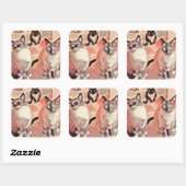 Carré Sticker Trois Frères (Feuille)