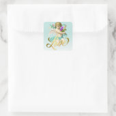 Carré Sticker Turquoise Blue Cherub (Sac)