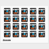 Carré Sticker Ultimate 4 Life (sombre) (Feuille)