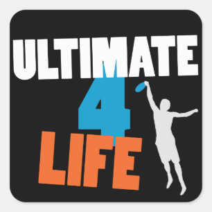 Carré Sticker Ultimate 4 Life (sombre)