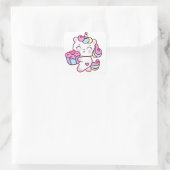 Carré Sticker Unicorn tendance (Sac)