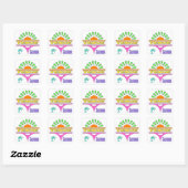Carré Sticker "Venice Colorful 1" (Feuille)