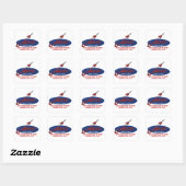 Carré Sticker vintage Jarts ! (Feuille)