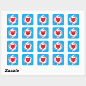 Carré Sticker WeatherCat (Feuille)