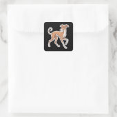 Carré Sticker Whippet (Sac)