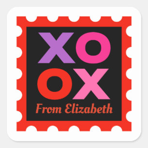 Carré Sticker XOXO Valentines