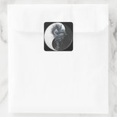 Carré Sticker Yin Yang Dragon (Sac)