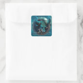 Carré Sticker Zodiac Imaginaire de Taurus céleste (Sac)